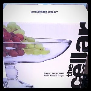 The Cellar Serve Glass Footed bowl